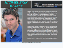 Tablet Screenshot of michaelevanwerner.com